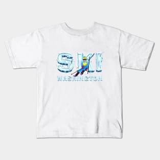 Ski Washington Kids T-Shirt